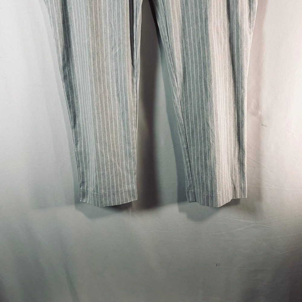 Jules & Leopold Blue White Striped Nautical Button Pull On Pants Large - Picture 5 of 10